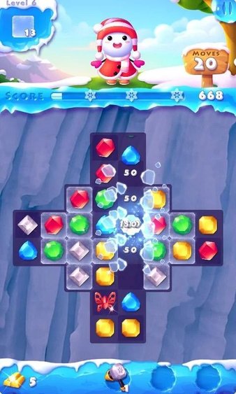 冰雪消除2无限金砖破解版截图2