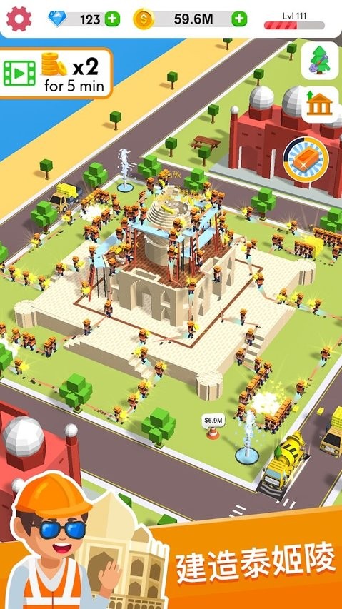 建筑大亨3d无限金币钻石版截图2