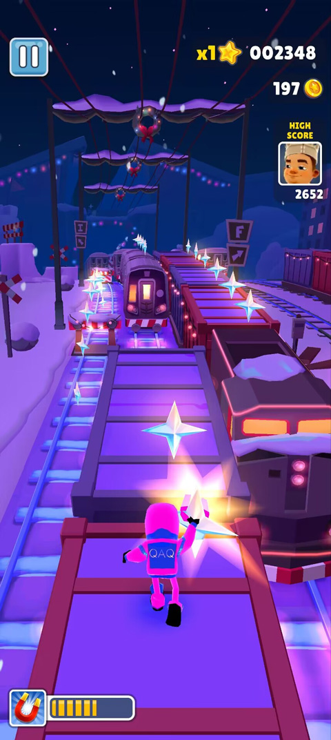 地铁跑酷QAQ2.0定制版本截图2
