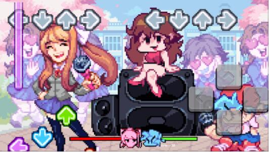 FNF莫妮卡模组 hd重制版截图2