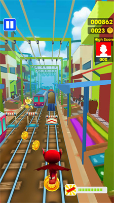 轨道跑酷冒险截图2