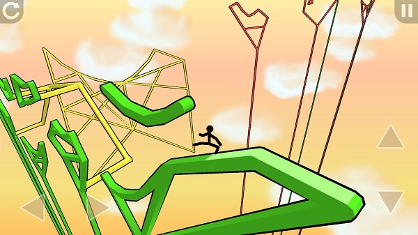 高空转向最新版下载：火柴人跑酷游戏