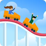 画过山车轨道游戏下载：安卓创意乐园挑战
