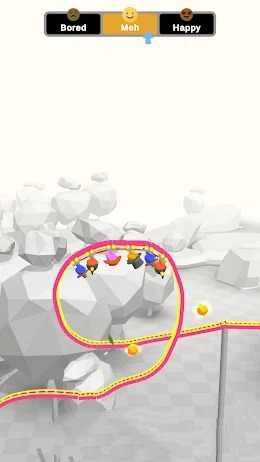 画过山车轨道游戏下载：安卓创意乐园挑战