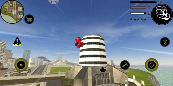 火柴人绳索英雄 旧版本下载 - 安卓动作射击游戏