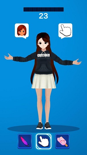 挠痒女孩 免广告小游戏截图2